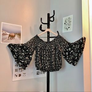 Off The Shoulder Floral Top